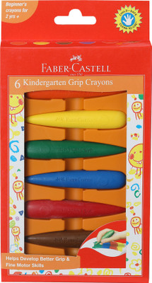 

Faber-Castell 6 Kindergarten Grip Crayons(Assorted)