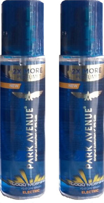 

Park Avenue Good Morning Electric Perfumed Body Spray Body Spray - For Men(300 ml, Pack of 2)