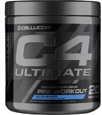 

Cellucor C4 Ultimate Nutrition Drink(386 g, Icy Blue Razz Flavored)