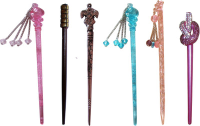 

FTTP Combo of Multi Color Juda Sticks Bun Stick(Multicolor)
