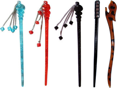 

POOL Combo of Multi Color Juda Sticks Bun Stick(Multicolor)