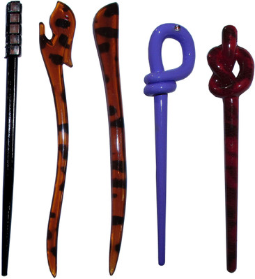 

GYUI Combo of Multi Color Juda Sticks Bun Stick(Multicolor)