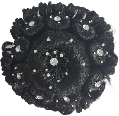 

RAAYA Diamond Designer Juda Bun Hair Extension Bun(Black)