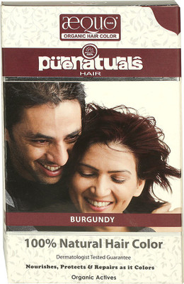 

Pure Naturals POWDER HAIR COLOR- 120GM Hair Color(BURGUNDY)