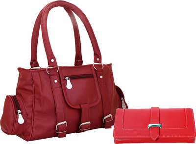 

Lady bar Messenger Bag(Maroon, Red)
