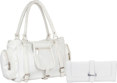 

Lady bar Shoulder Bag(White)