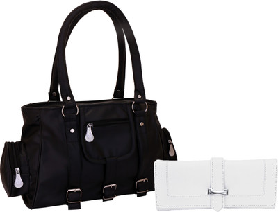 

Lady bar Messenger Bag(Black, White)