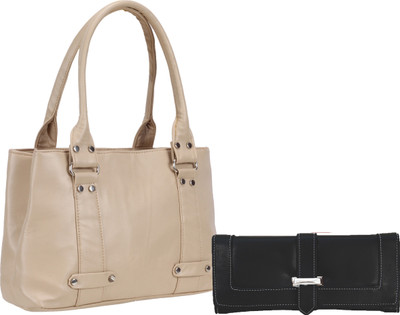 

Lady bar Messenger Bag(Tan, Black), Black;tan