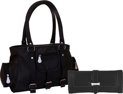 

Lady bar Messenger Bag(Black)