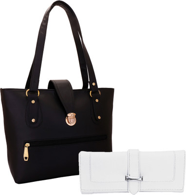 

Lady bar Messenger Bag(Black, White)
