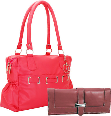 Lady bar Messenger Bag(Pink, Maroon), Maroon;pink