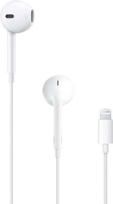 APPLE EarPods with Lightning Connector Wired Headset(White, In the Ear)