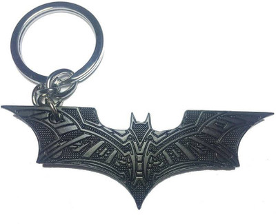 

DhanSai Expressions Batman Designer Wings Black Metal Keychain Key Chain