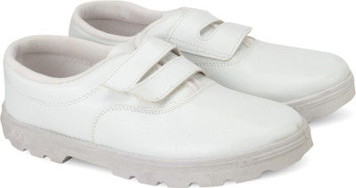 

Prefect Boys Velcro Monk Strap Shoes(By Liberty, White