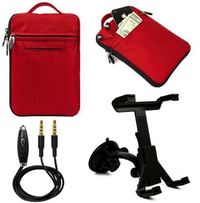 

Vangoddy 8 inch Sleeve/Slip Case(Red)