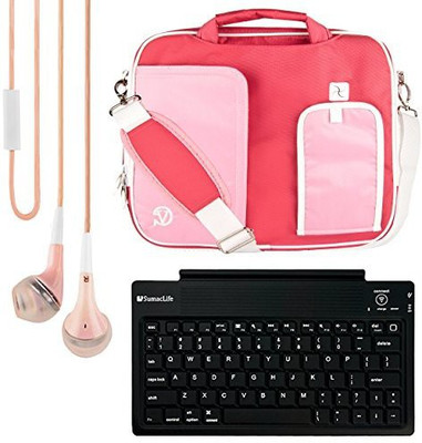 

Vangoddy 11 inch Laptop Messenger Bag(Pink)