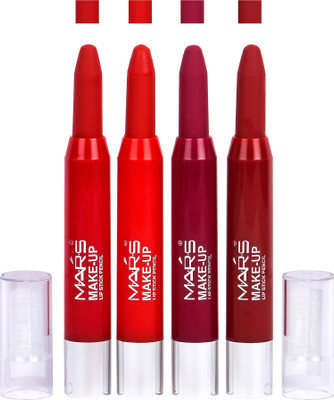 

Mars Pure Matte Long Lasting Lipstick Pack 0f 4(Matte MIx, 20 g)