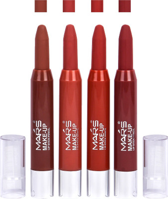

Mars Pure Matte Long Lasting Lipstick Pack 0f 4(Coffee Matte, 20 g)