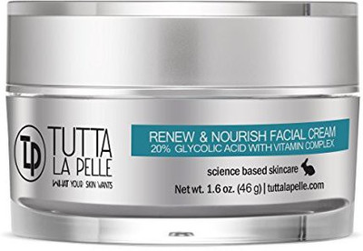 

Tutta La Pelle Renew & Nourish Aha Facial Cream Glycolic Acid With Vitamin Complex(47.32 ml)