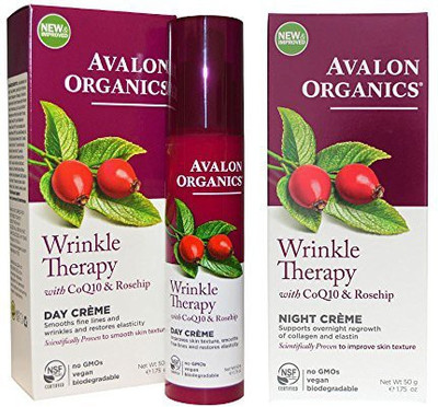 

Avalon Organics Wrinkle Therapy Day Cream And Wrinkle Therapy Night Cream(50 g)