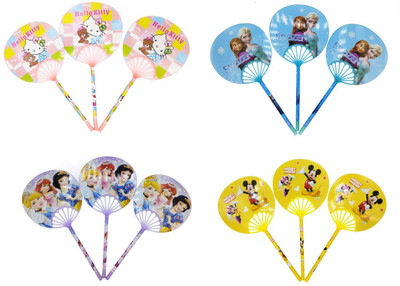 

kieana Cartoon Multi-Color Fan Pens / Birthday Return Gift / Kids Gift - Gel Pen(Pack of 12)