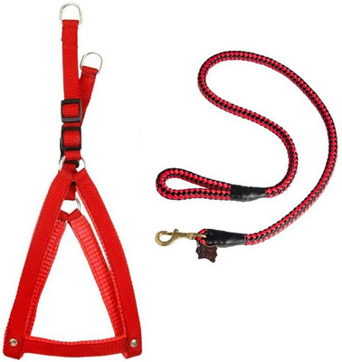 

Furious3D Dog Harness & Leash(, RED