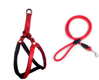 

Furious3D Dog Harness & Leash(, RED
