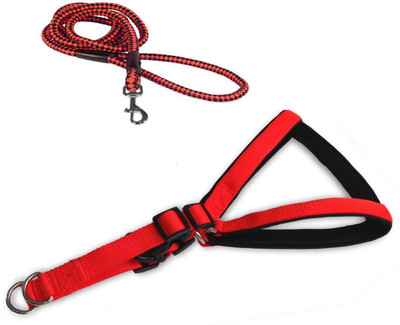 

Furious3D Dog Harness & Leash(, RED