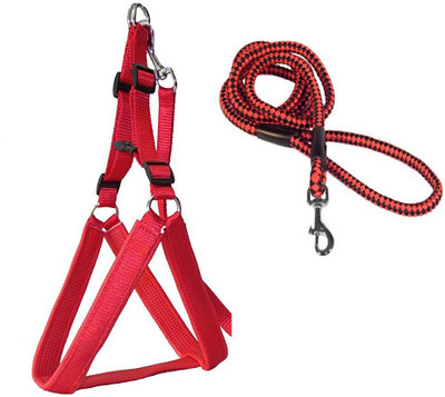 

Furious3D Dog Harness & Leash(, RED