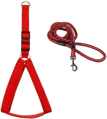 

Furious3D Dog Harness & Leash(, RED