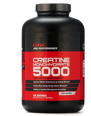 

GNC GNC Creatine Monohydrate Fuels Skeletal Muscles that Support Immediate Energy Production During Intensive Workouts (500 gm) Creatine(500 g, Unflavored)