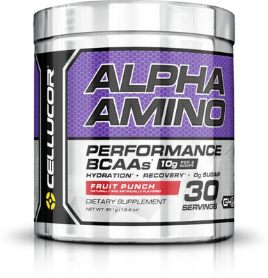 

Cellucor Alpha Amino (Fruit Punch) BCAA(381 g, Fruit Punch)