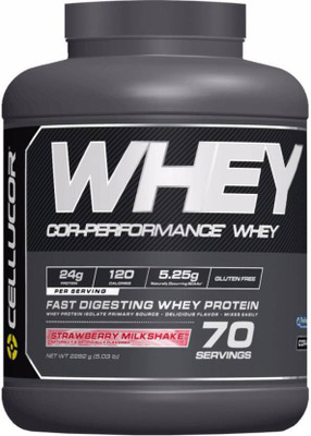 

Cellucor Cor-performance Whey Protein(2282 g, Strawberry Milkshake)