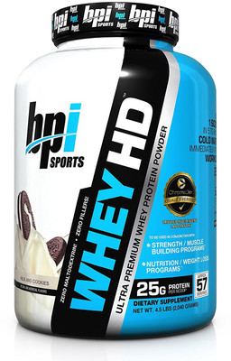 

BPI Sports Whey HD Whey Protein(2.04, Milk & Cookies)