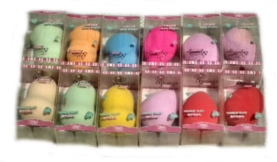 

Arena Puff Sponges set of 12 WASHABLE (for applying foundation)