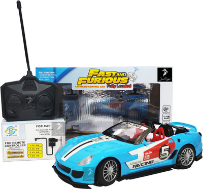 

Jack Royal 1:16 Fast & Furious (SKYBLUE) Radio Control Car With 4AA Batteries for Car(SKYBLUE)