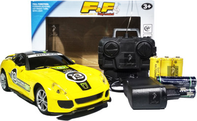 

Jack Royal F&F 1:20 Fully Loaded R/c Car With Rechargeable batteries and Charger (Yellow Sedan)(Yellow)