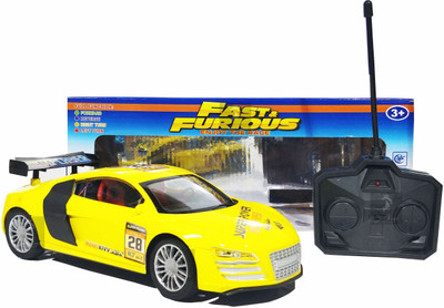 

Jack Royal YELLOW AUDI Fast & Furious R/c Car (Batteries are not included in the package)(Yellow)
