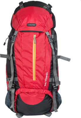

Indian Riders Front Open Model Hiking Trekking Camping Rucksack Bags-75L-Red & Black-(IRRB-008) Rucksack - 75 L(Red)
