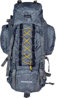 

Indian Riders Front Open Model Hiking Trekking Camping Rucksack Bags-75L-Grey-(IRRB-011) Rucksack - 75 L(Grey)