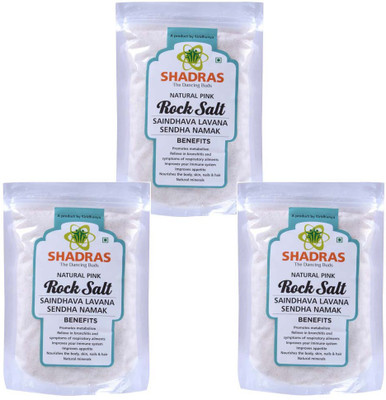 

shadras Rock Salt Powder Rock Salt(1 kg, Pack of 3)