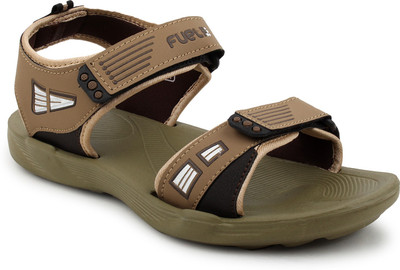 

Fuel Men Brown Olive Sports Sandals