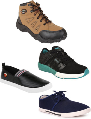

Chevit Pack of 4 Casual and Sports (Loafers, Sneakers, Jogging & Running Shoes) Casuals For Men(Multicolor