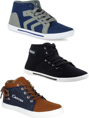 

Oricum COMBO(O)-114+303+678 Casuals For Men(Multicolor, Blue::brown::black