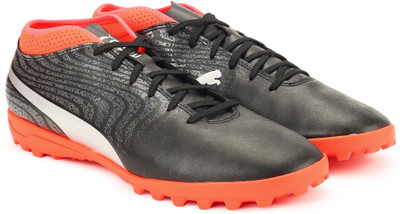 

Puma ONE 18.4 TT Football Shoes For Men(Black, Puma black-puma silver-red blast