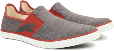 

Puma Lazy Slip On II DP Sneakers For Men(Grey, Asphalt-flame scarlet