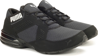

Puma Enzin Mesh Running Shoes For Men(Black, Grey, Puma black-puma white