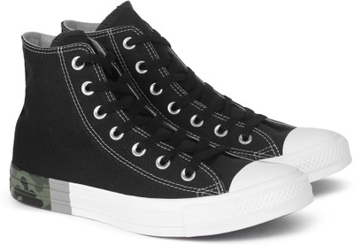

Converse Tri-Block Midsole Hi Sneakers For Men(Black, Black/dolphin/white