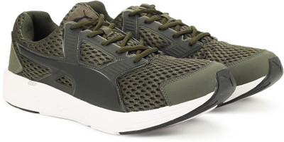 

Puma NRGY Driver IDP Running Shoes For Men(Olive, Forest night-puma black