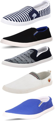 SCATCHITE Slip On Sneakers For Men(Multicolor)